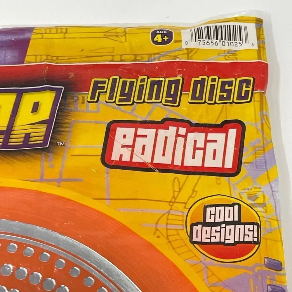 Rad Flyer Frisbee Flying Disc Rad Flyer Disc JA-RU 1025 Sealed NIP 2006 Vintage